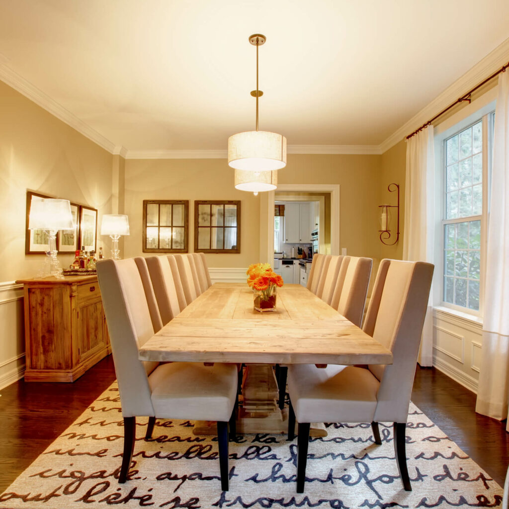 Dining room area rug | Everlast Floors