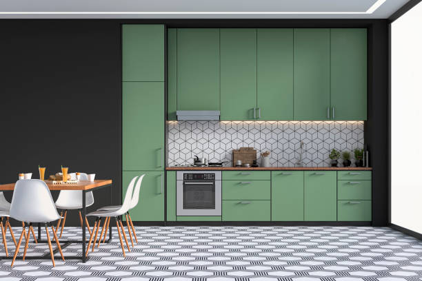 Green cabinets | Everlast Floors